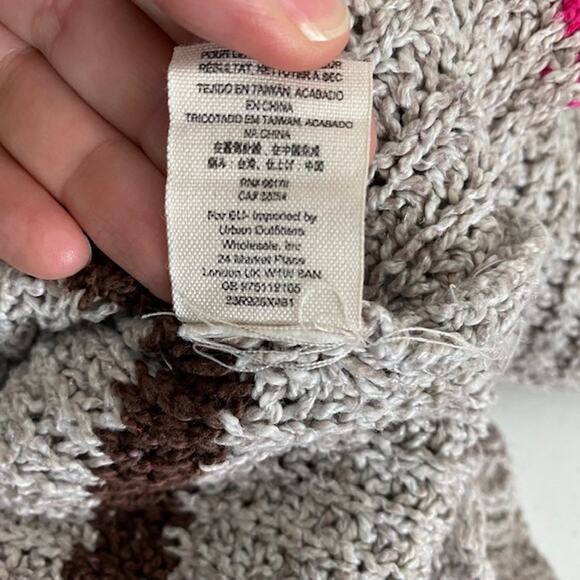 Free People Complete In Stripes Slouchy Oversized Sweater Small - Picture 8 of 9